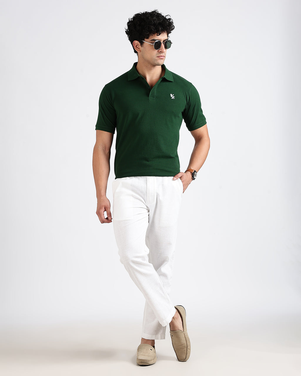 Tailored Fit Polo - Green