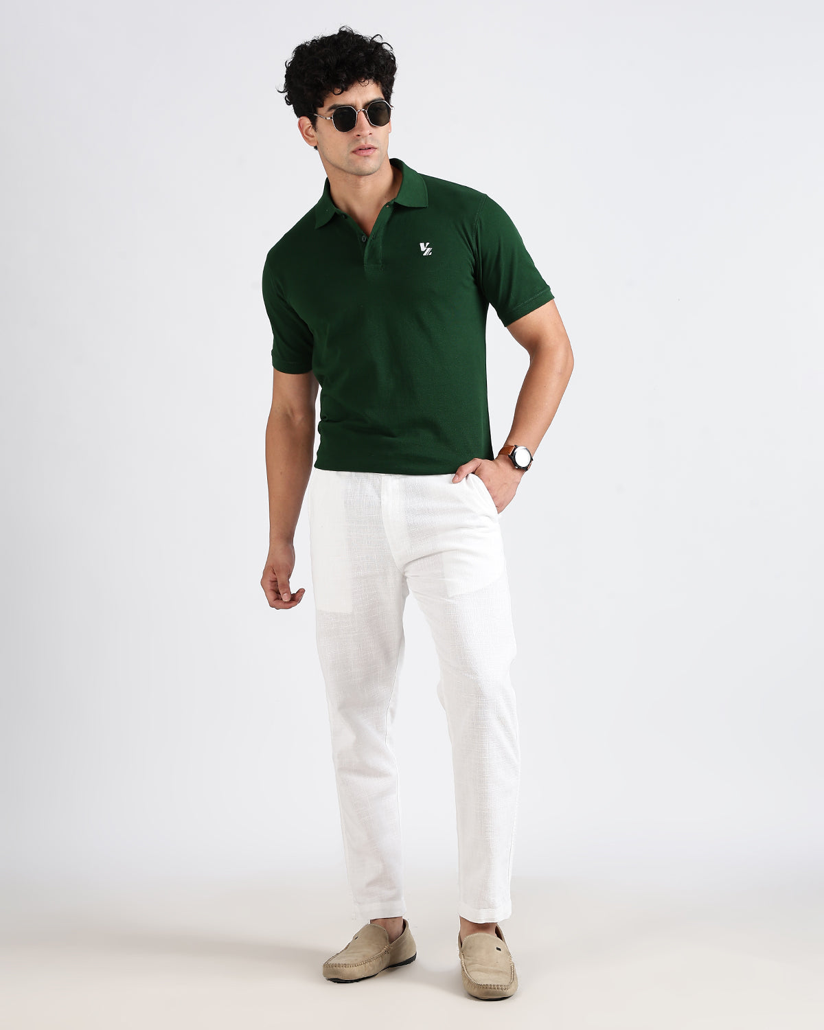 Tailored Fit Polo - Green