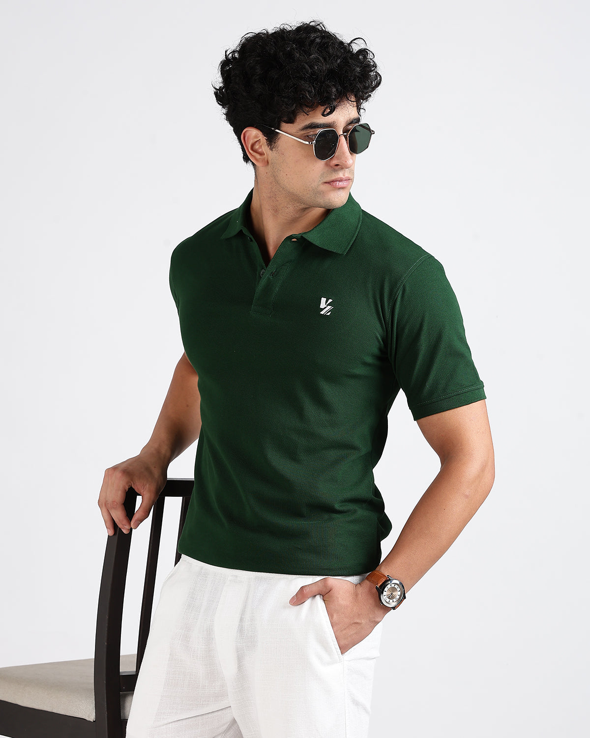 Tailored Fit Polo - Green