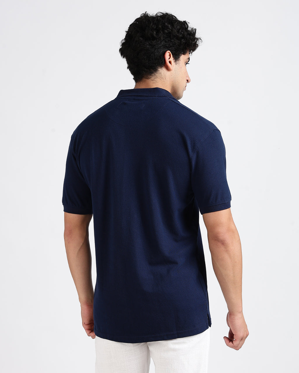 Tailored Fit Polo - Navy Blue