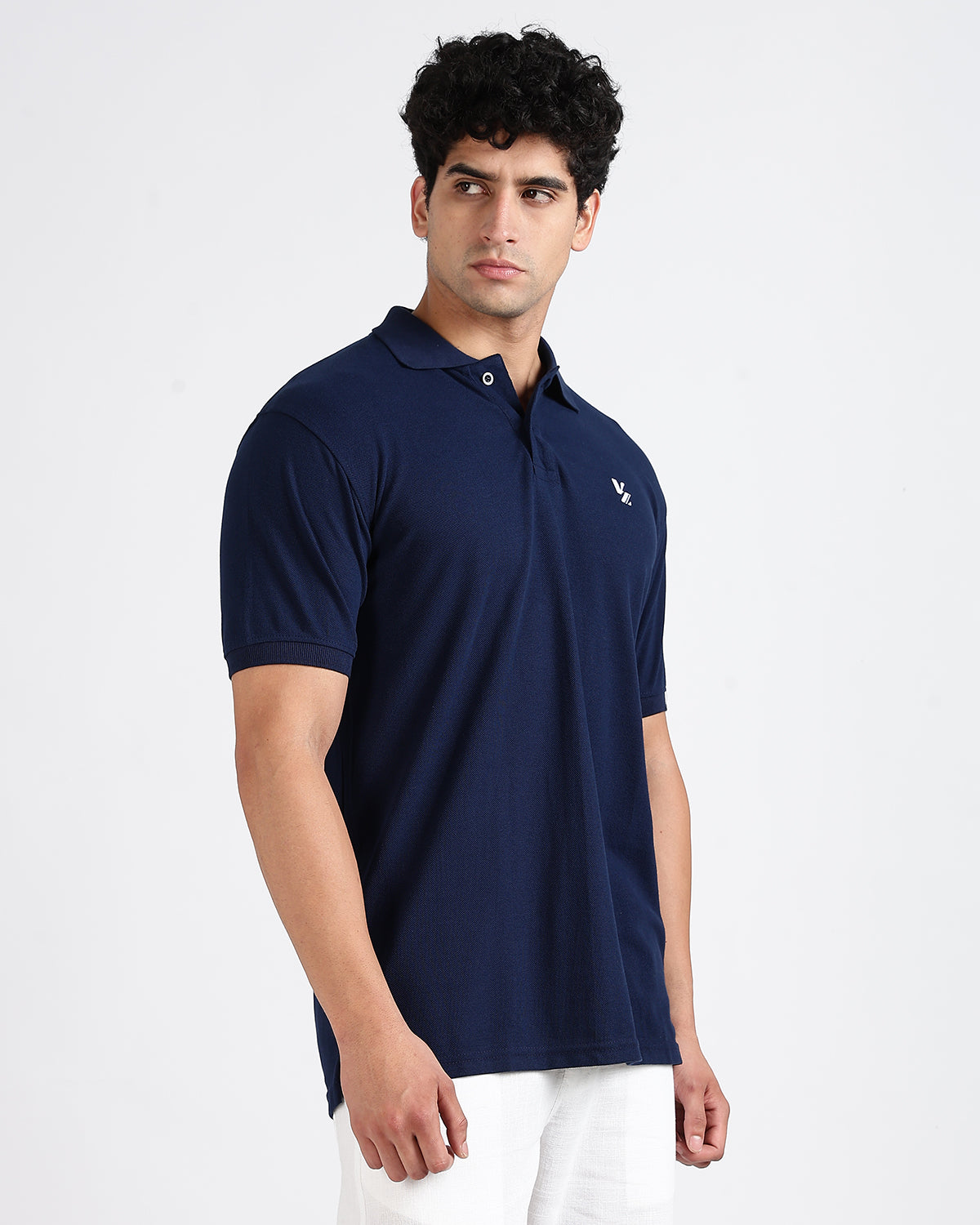 Tailored Fit Polo - Navy Blue