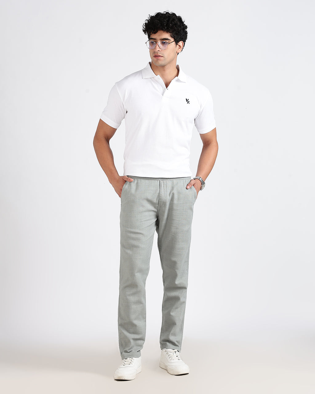 Tailored Fit Polo - White