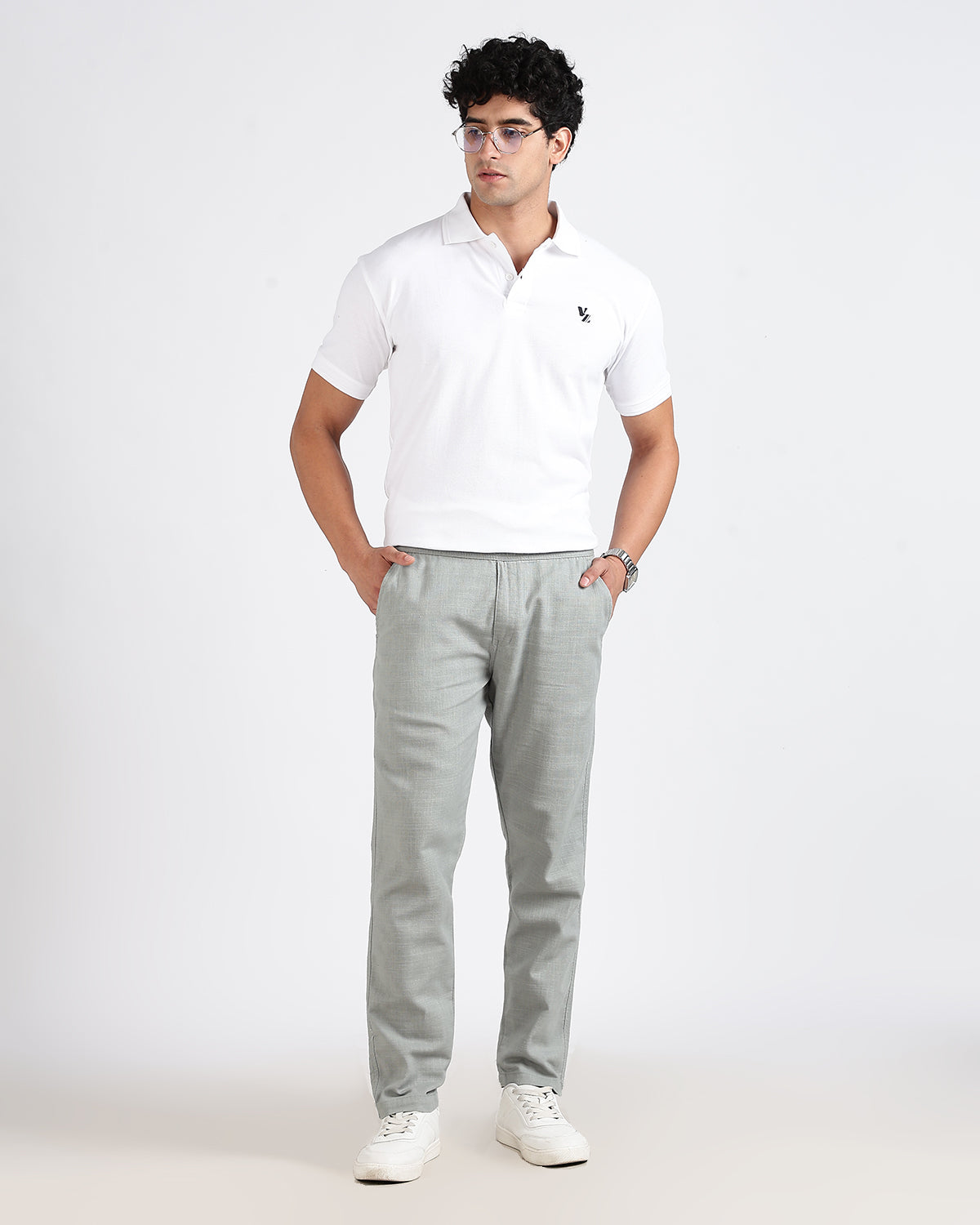 Tailored Fit Polo - White