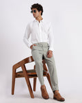 Tapered Fit Gurkha Pants - Olive Green