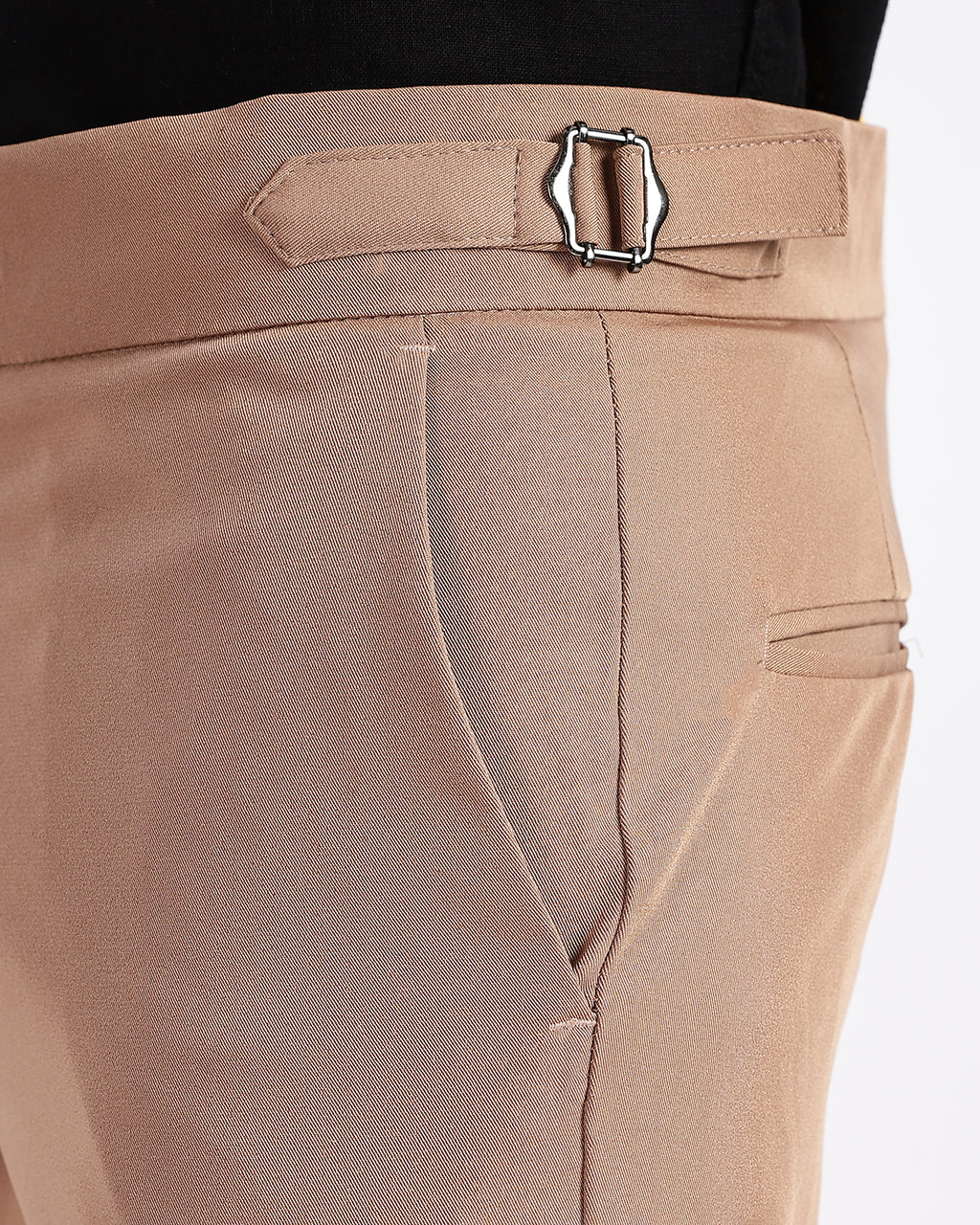 Tapered Fit Gurkha Pants - Brown