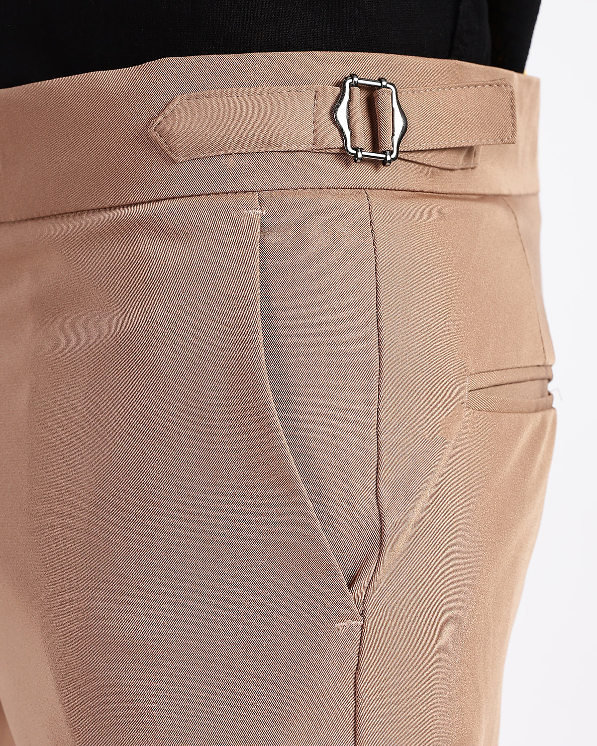Tapered Fit Gurkha Pants - Brown