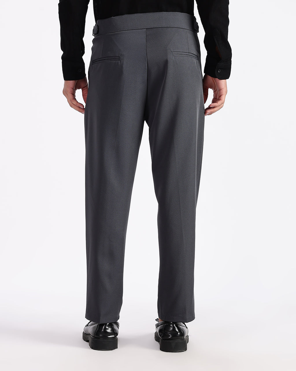 Tapered Fit Gurkha Pants - Charcoal