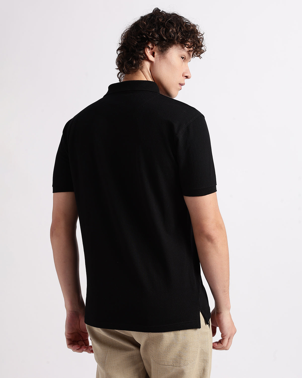 Tailored Fit Polo - Black