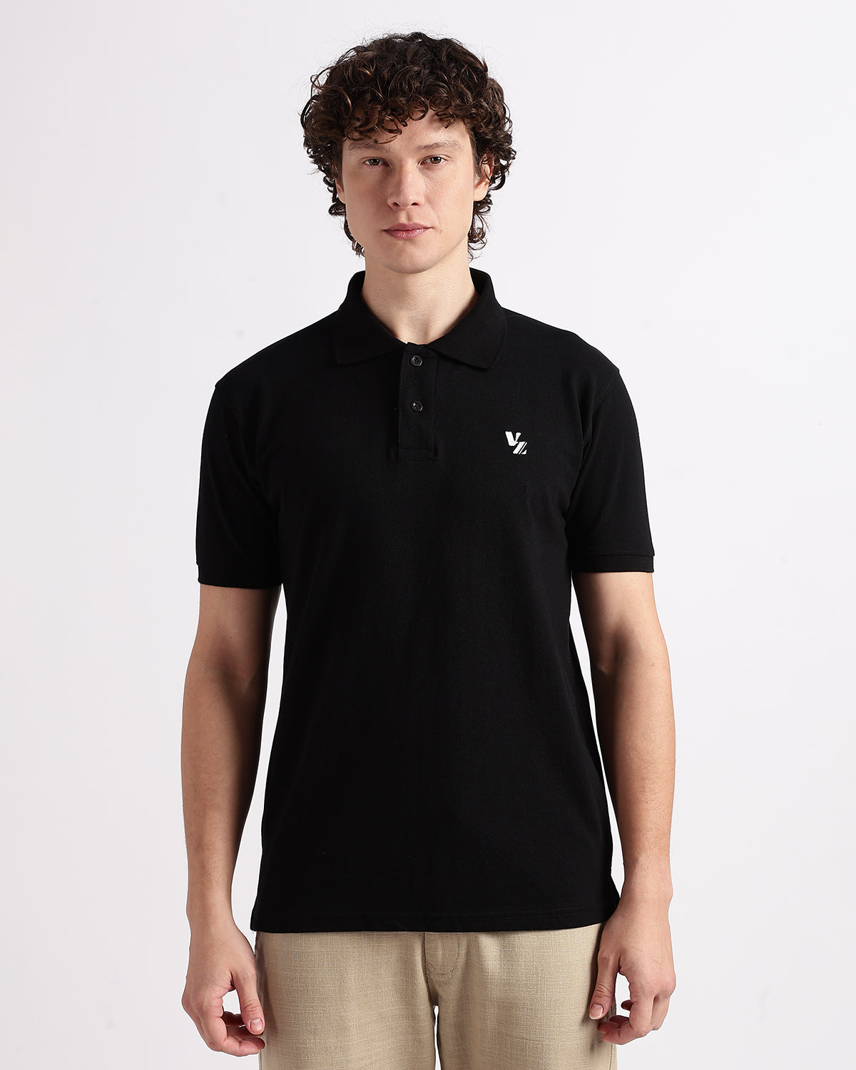 Tailored Fit Polo - Black