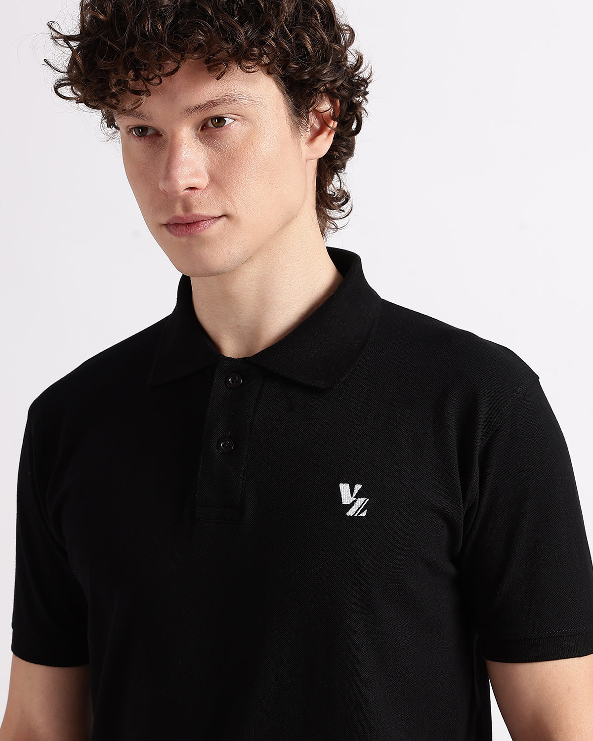 Tailored Fit Polo - Black