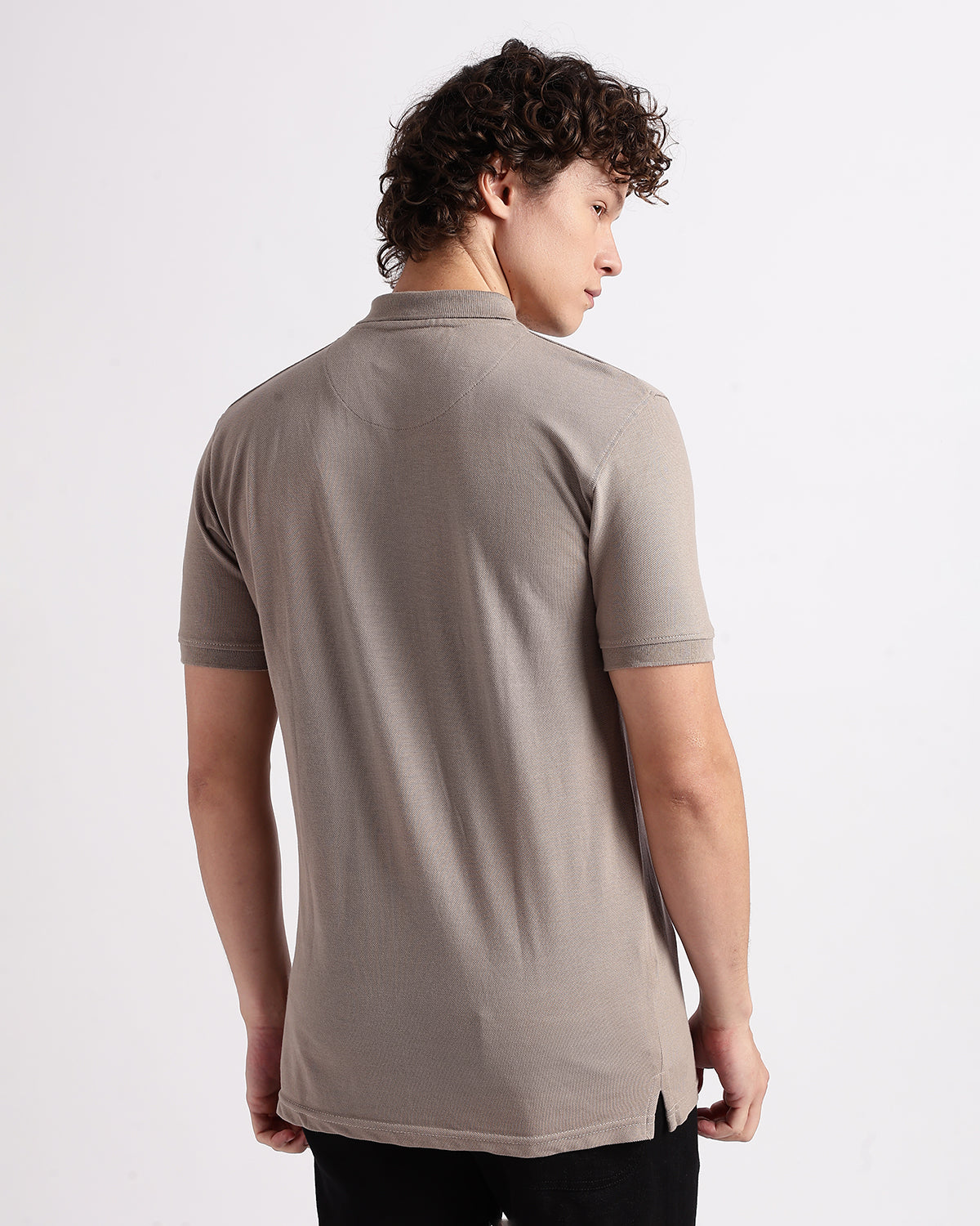 Tailored Fit Polo - Beige