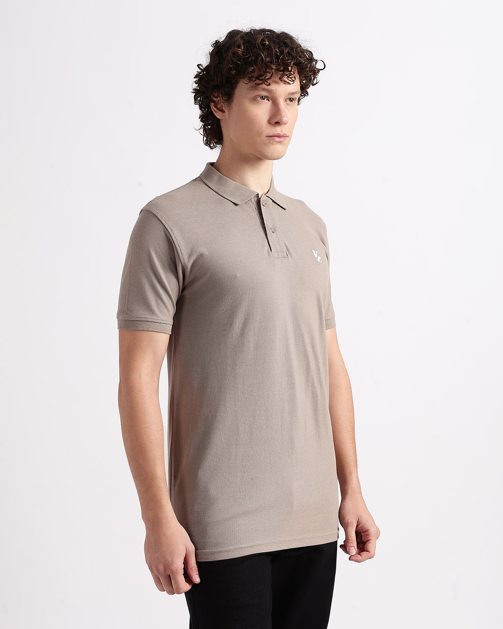 Tailored Fit Polo - Beige