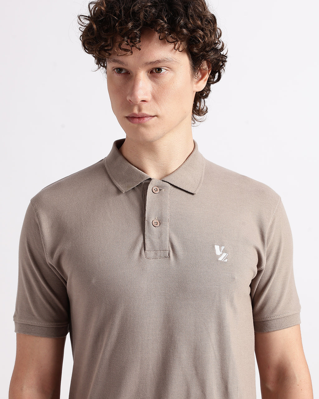 Tailored Fit Polo - Beige