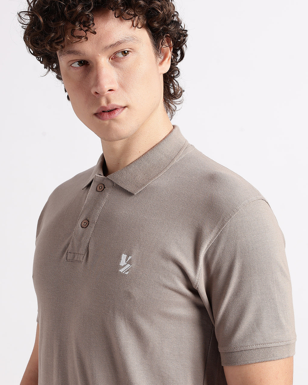 Tailored Fit Polo - Beige