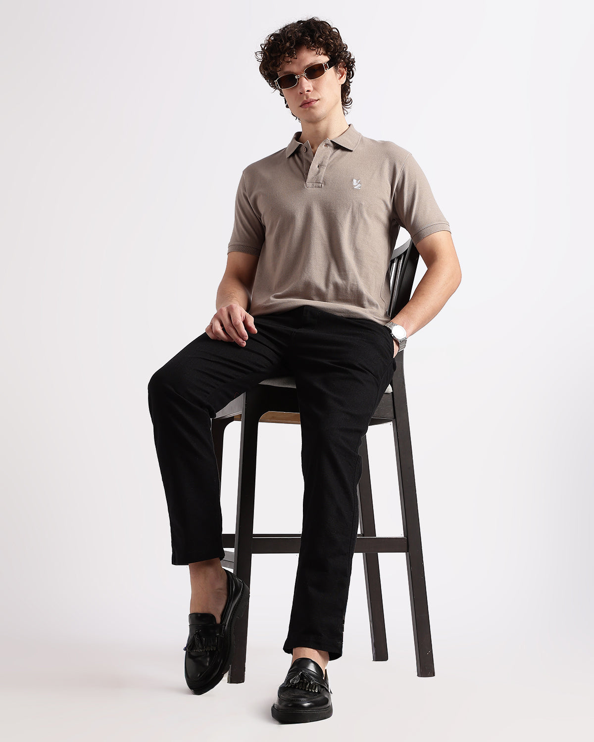 Tailored Fit Polo - Beige