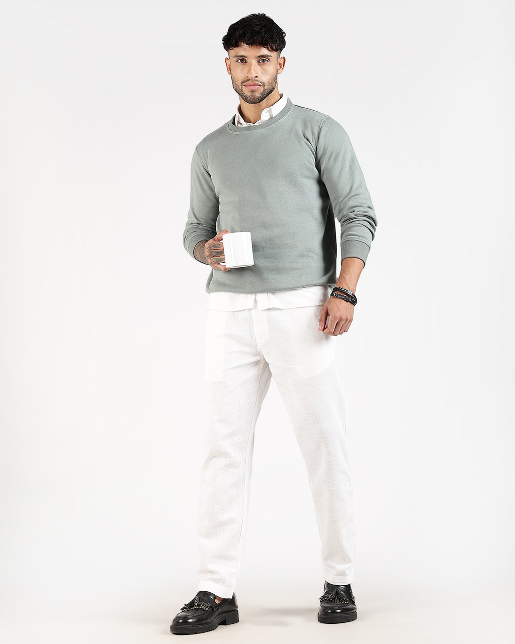 Relaxed Fit Sweatshirt - Tuscan Green