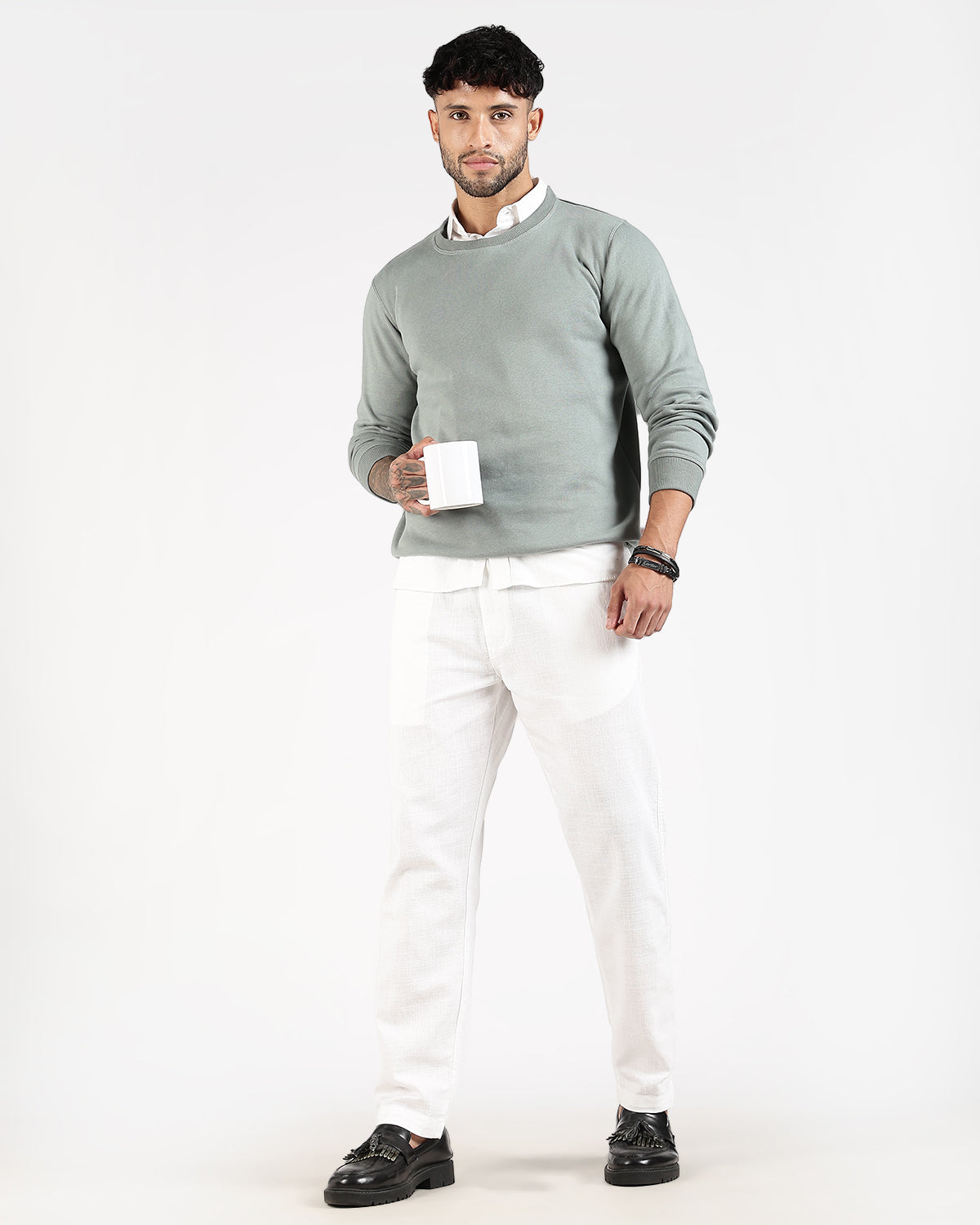 Relaxed Fit Sweatshirt - Tuscan Green