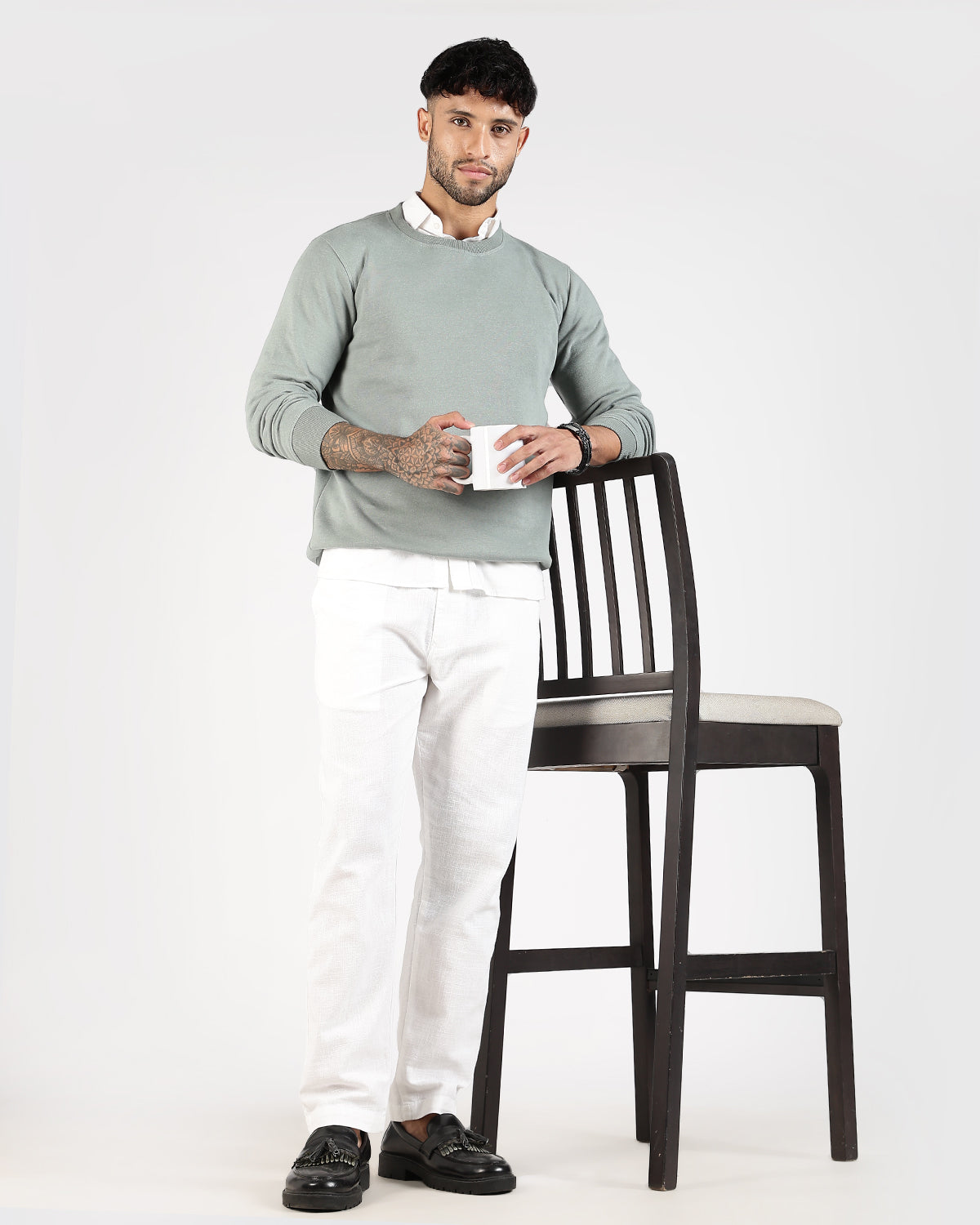 Relaxed Fit Sweatshirt - Tuscan Green