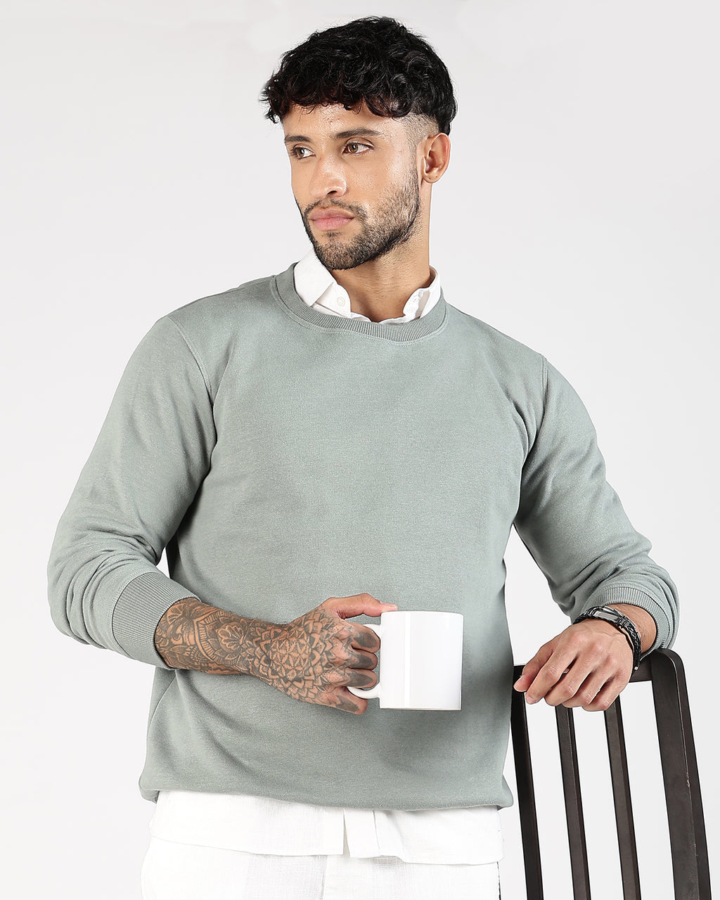 Relaxed Fit Sweatshirt - Tuscan Green