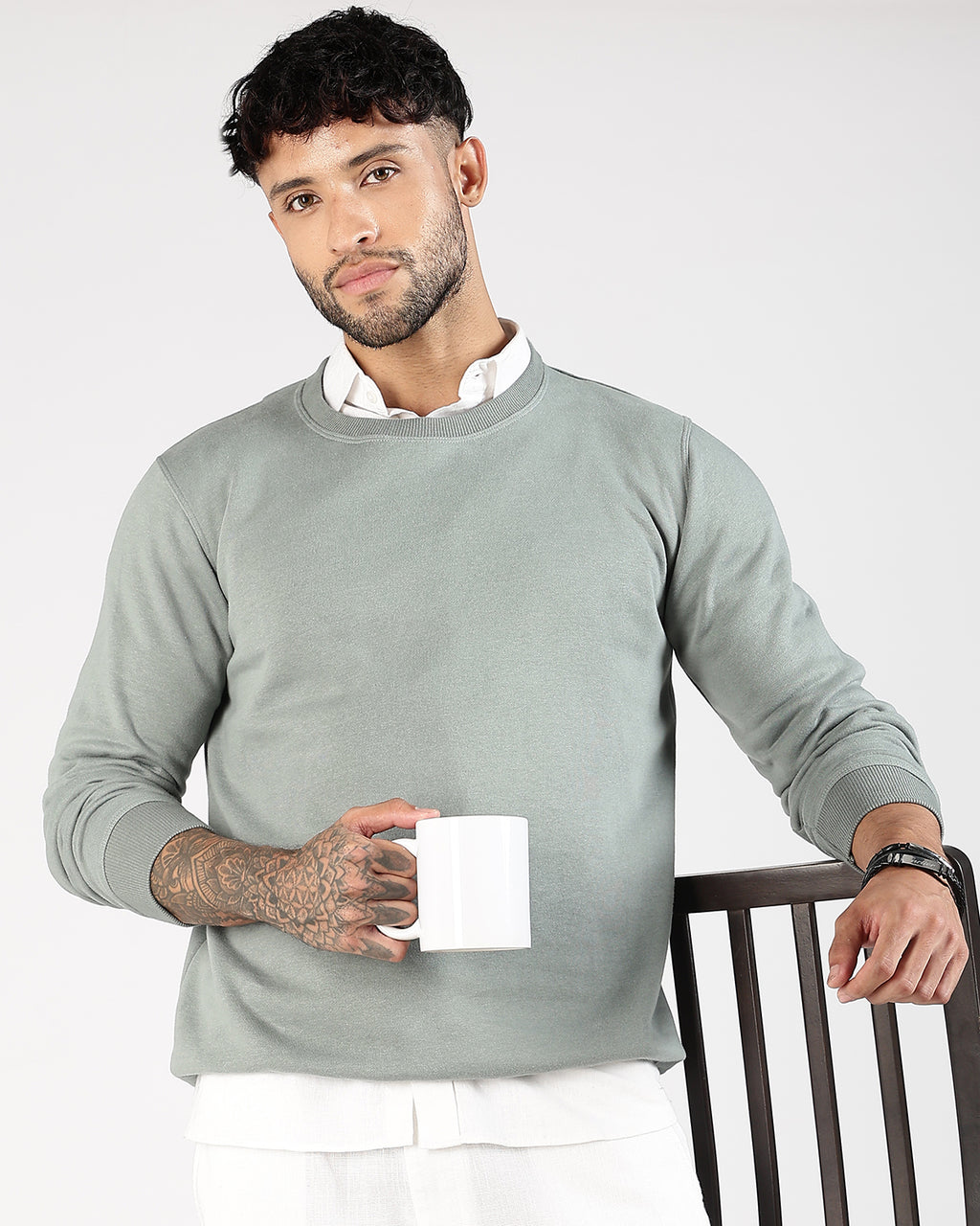 Relaxed Fit Sweatshirt - Tuscan Green