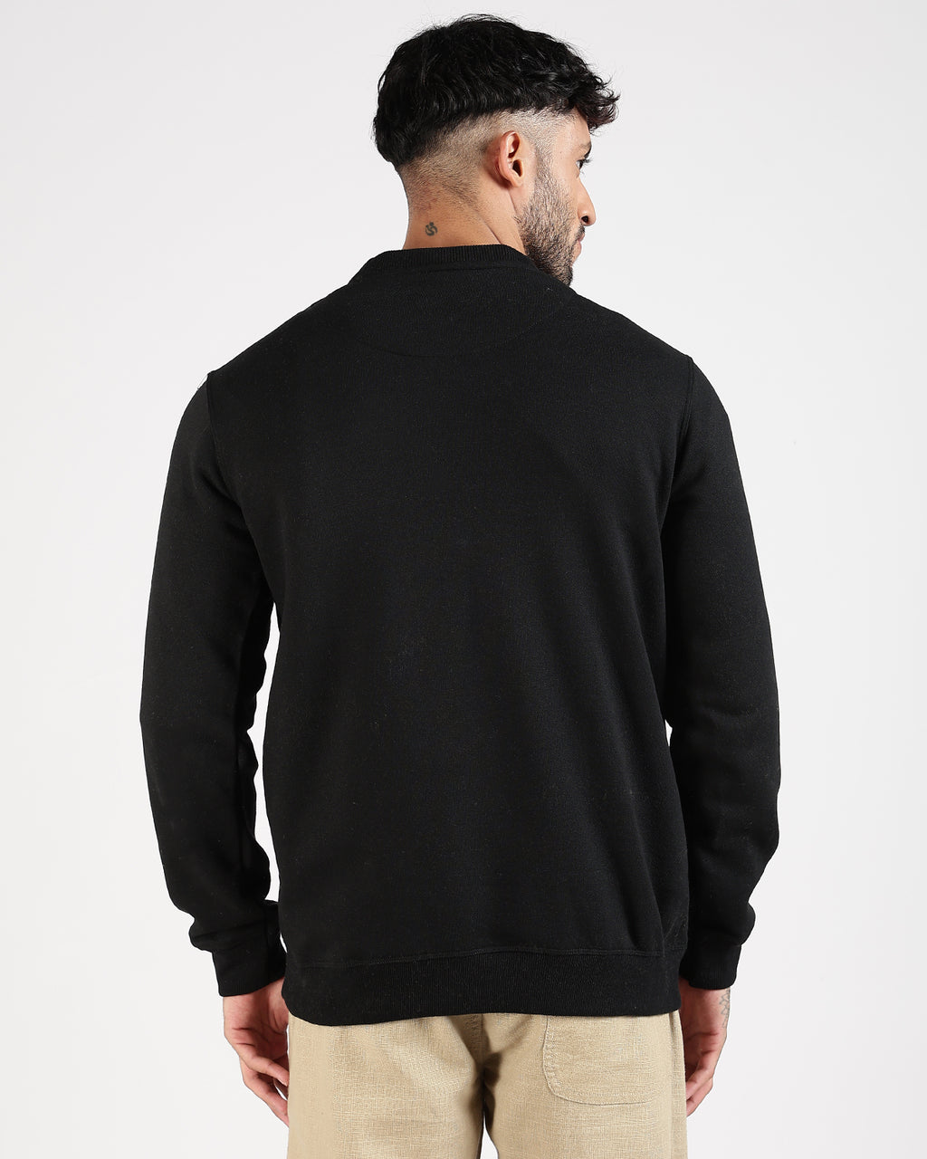 Relaxed Fit Sweatshirt - Black