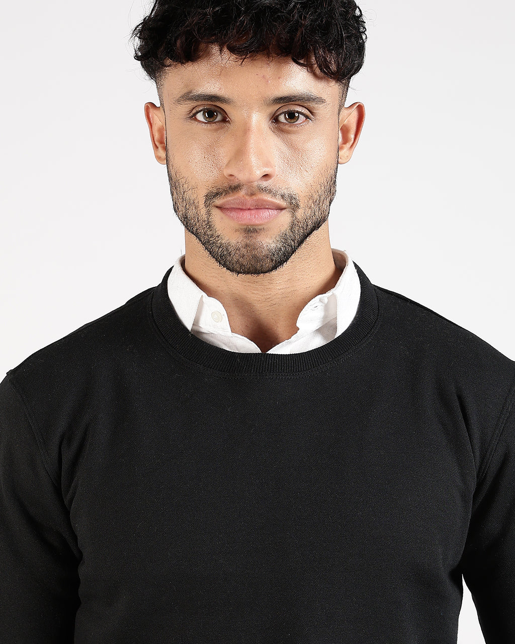 Relaxed Fit Sweatshirt - Black