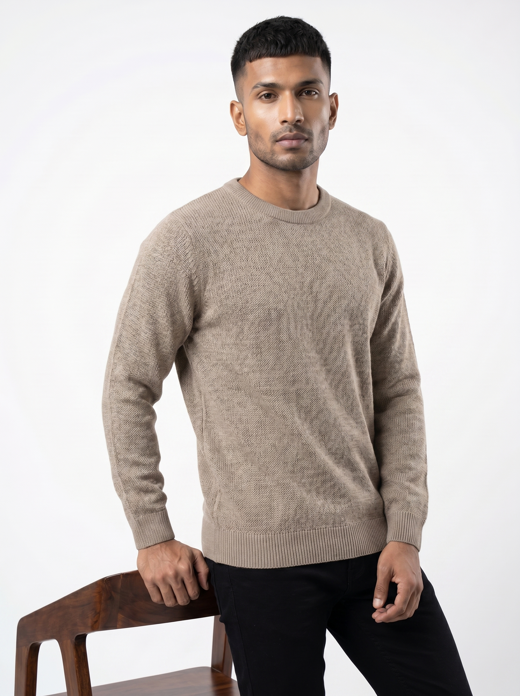 Relaxed Fit Sweatshirt - Beige