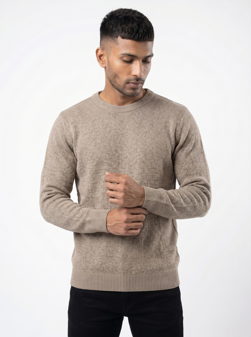 Relaxed Fit Sweatshirt - Beige