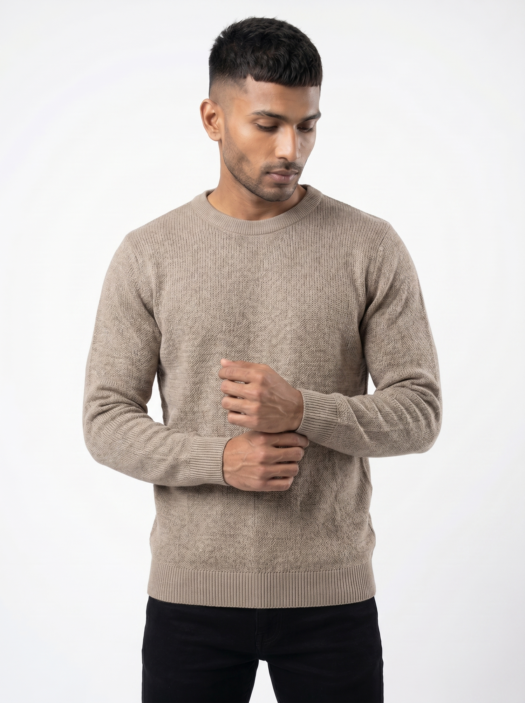 Relaxed Fit Sweatshirt - Beige